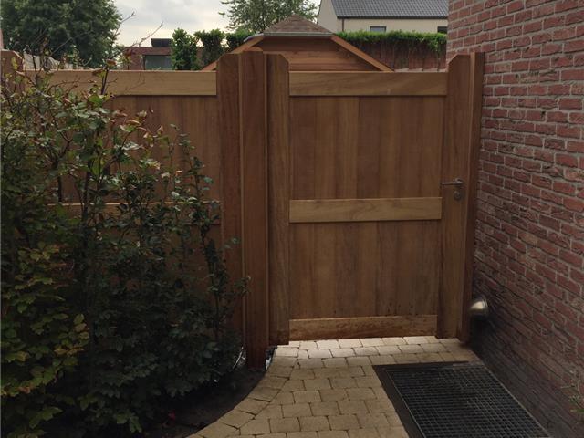 Houten poorten op maat - Garden Construct Tuinhuizen