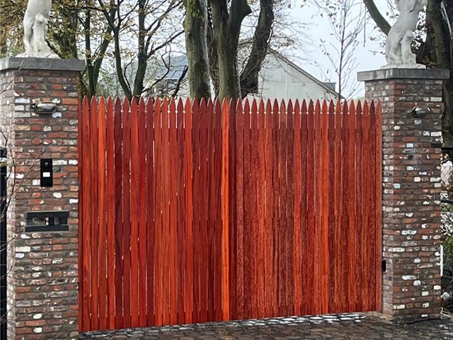 Houten poorten op maat - Garden Construct Tuinhuizen